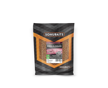 Stiki Method Pellets 650 gram - Krill & Squid - 4mm
