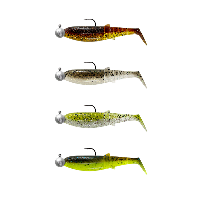 Savage Gear Cannibal Shad 10CM 9G CW MIX 4P4 PCS 77184