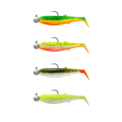 Savage Gear Cannibal Shad 6.8CM 3G Dark Water 4pcs mix