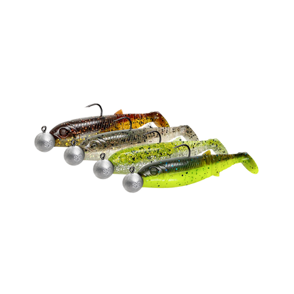 Savage Gear Cannibal Shad 8CM 5G CW MIX 4P4 PCS 77182