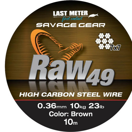 Savage Gear Raw49 7x7 High Carbon Steel Wire