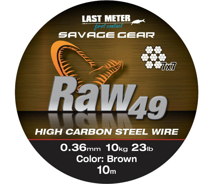 Savage Gear Raw49 7x7 High Carbon Steel Wire