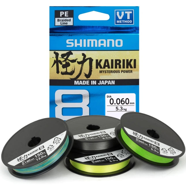 Shimano Kairiki 8 150m - Mantis Green