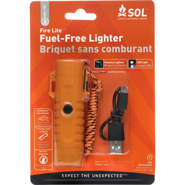 Fire Lite Fuel Free Lighter - Orange