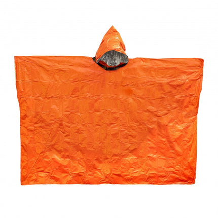 Heat Reflective Poncho  - Orange