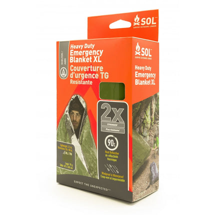 Heavy Duty Emergency Blanket  XL - OD