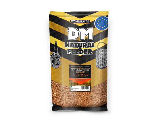 Sonubaits DM Natural Feeder 1kg - Hemp & Fennel