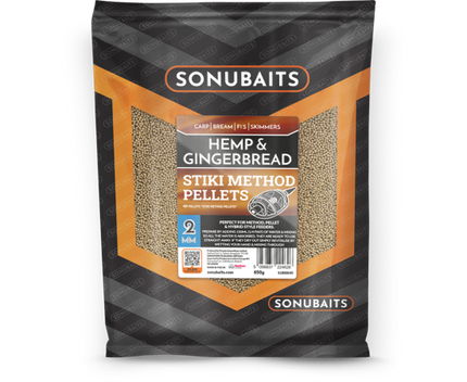 Sonubaits Hemp & Gingerbread Stiki Method Pellets 2mm
