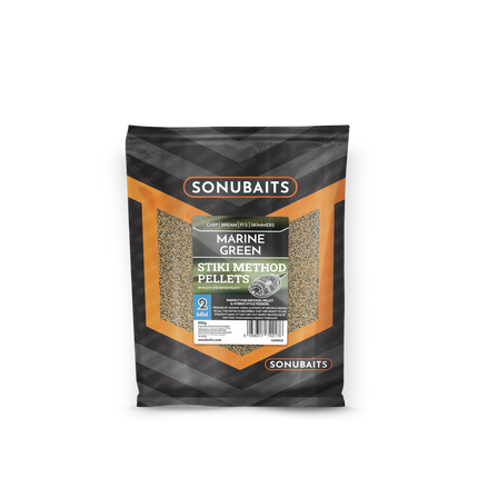 Sonubaits Marine Green Stiki Method Pellets 2mm