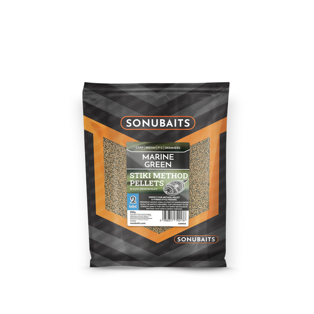 Sonubaits Marine Green Stiki Method Pellets 2mm