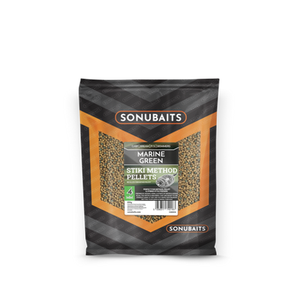 Sonubaits Marine Green Stiki Method Pellets 4mm