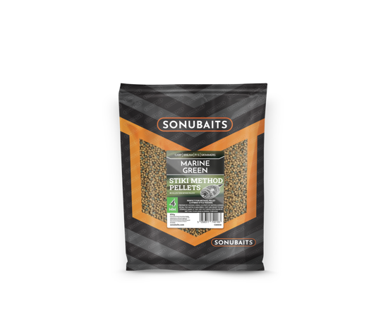 Sonubaits Marine Green Stiki Method Pellets 4mm