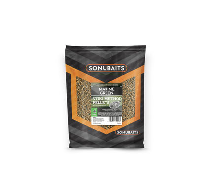 Sonubaits Marine Green Stiki Method Pellets 4mm