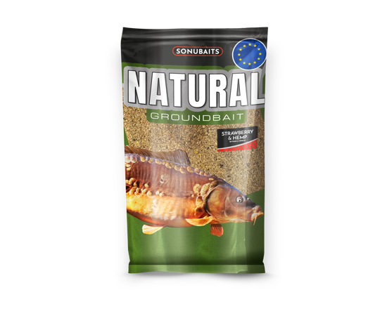 Sonubaits Natural Groundbait Strawberry & Hemp 1kg