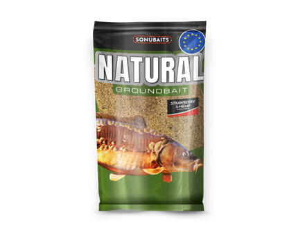 Sonubaits Natural Groundbait Strawberry & Hemp 1kg