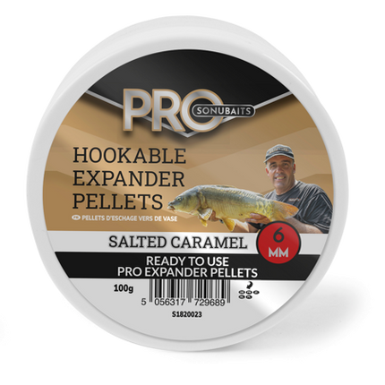 Sonubaits Pro Hookable Expander Pellets Salted Caramel