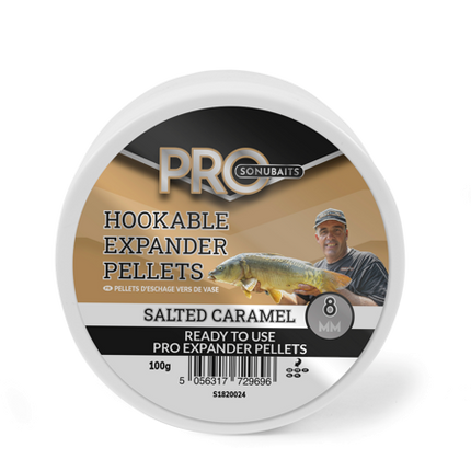 Sonubaits Pro Hookable Expander Pellets Salted Caramel