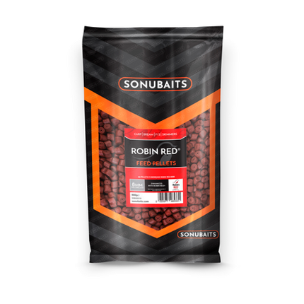 Sonubaits Robin Red Feed Pellets Pre Drilled 8mm