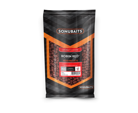 Sonubaits Robin Red Feed Pellets Pre Drilled 8mm