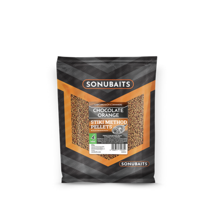Sonubaits Stiki Method Pellets 650 gram - Chocolate Orange 4mm