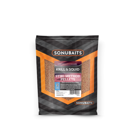 Sonubaits Stiki Method Pellets 650 gram - Krill & Squid - 2mm