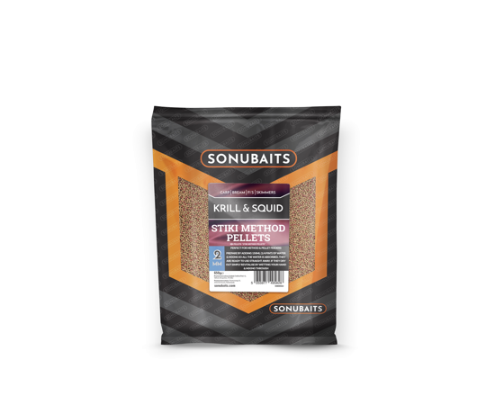 Sonubaits Stiki Method Pellets 650 gram - Krill & Squid - 2mm