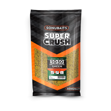 Sonubaits Super Crush 2kg - 50:50 Method & Paste Green