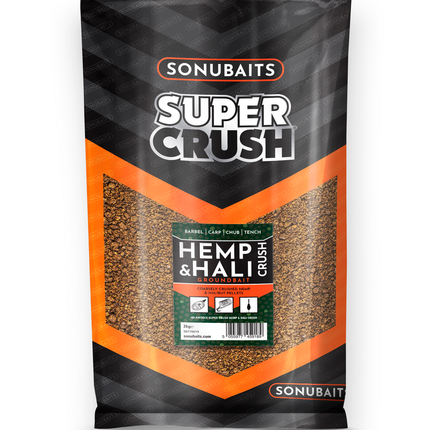Sonubaits Super Crush 2kg - Hemp & Hali Crush