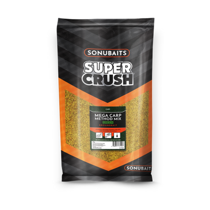 Sonubaits Super Crush 2kg - Mega Carp Method Mix Green