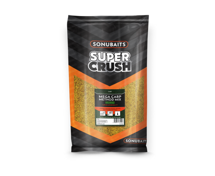 Sonubaits Super Crush 2kg - Mega Carp Method Mix Green
