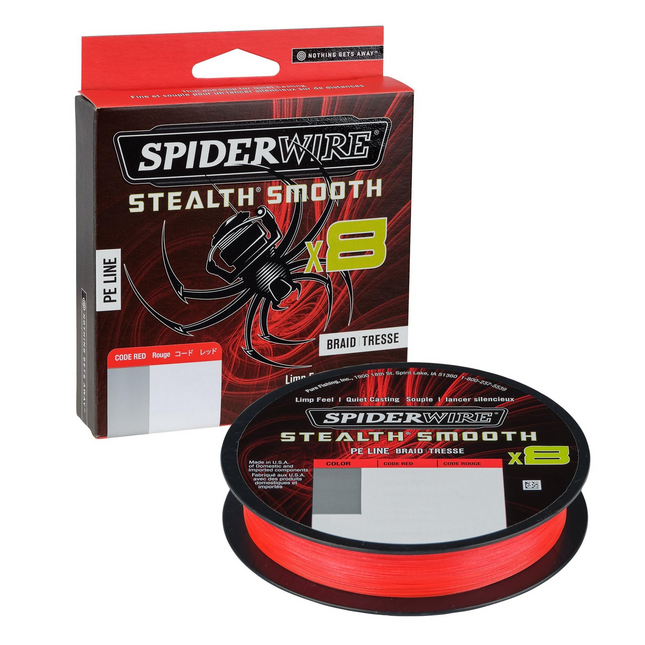 SpiderWire Stealth Smooth 8 Red 150M