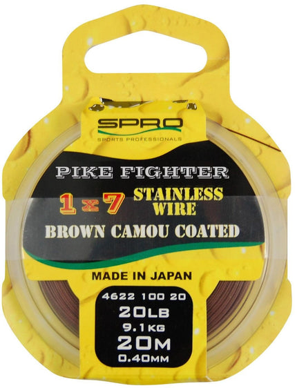 Spro 1X7 Brown Coated Wire 20M
