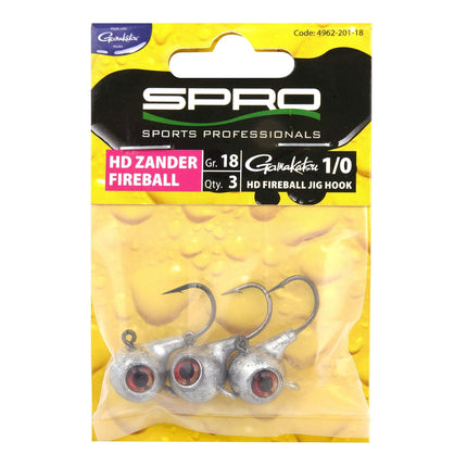 Spro HD Zander FireBalls 3PC