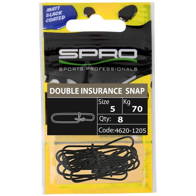 Spro Matte Black Double Insurance Snap