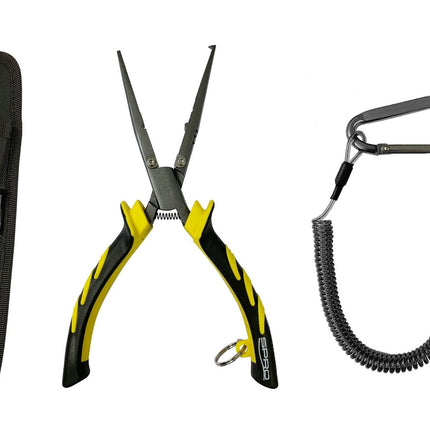 Spro PTFE Long Nose Pliers 23CM + Pouch