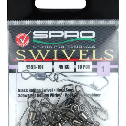 Spro Rolling Swivel with Hook Snap