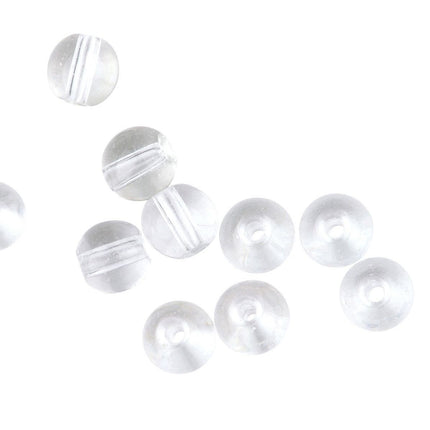 Spro Round Glass Beads Clear Diamond