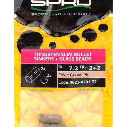 Spro Tungsten Slim Bullet Sinkers Gravel Pit