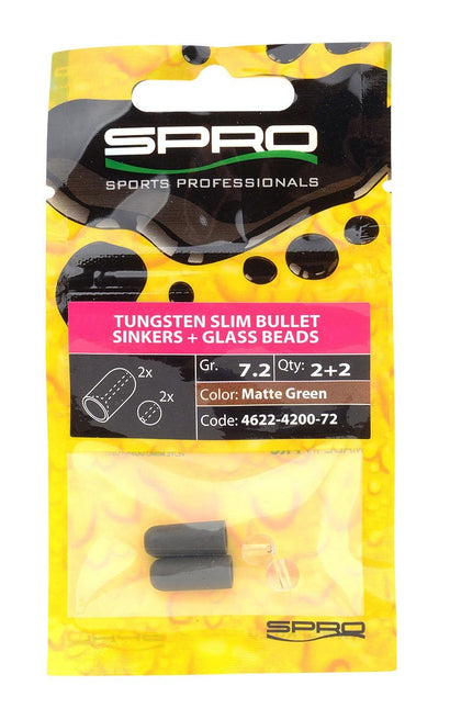 Spro Tungsten Slim Bullet Sinkers MG