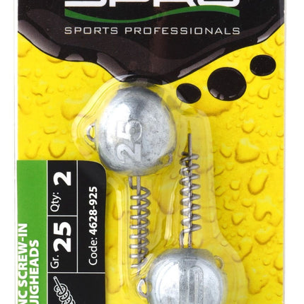 Spro Zinc Screw-In JigHeads 2PC