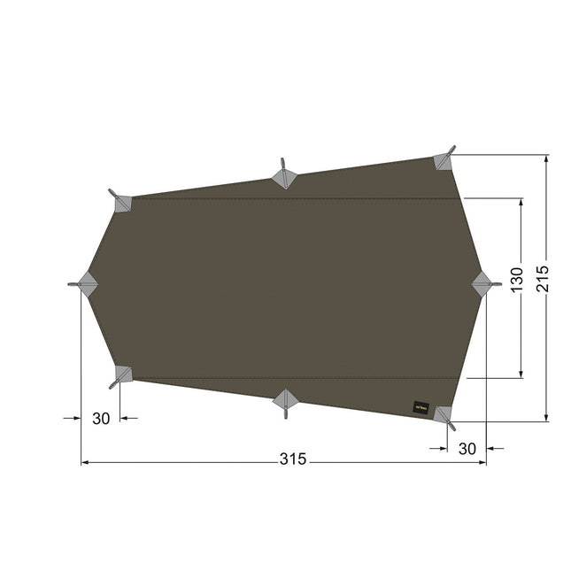 Tatonka Tarp Wing 2LT - Stone Grey Olive