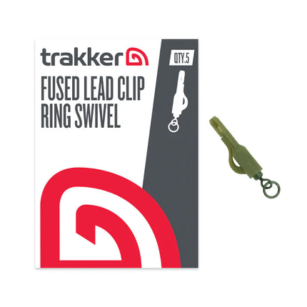 Trakker Fused Lead Clip Ring Swivel