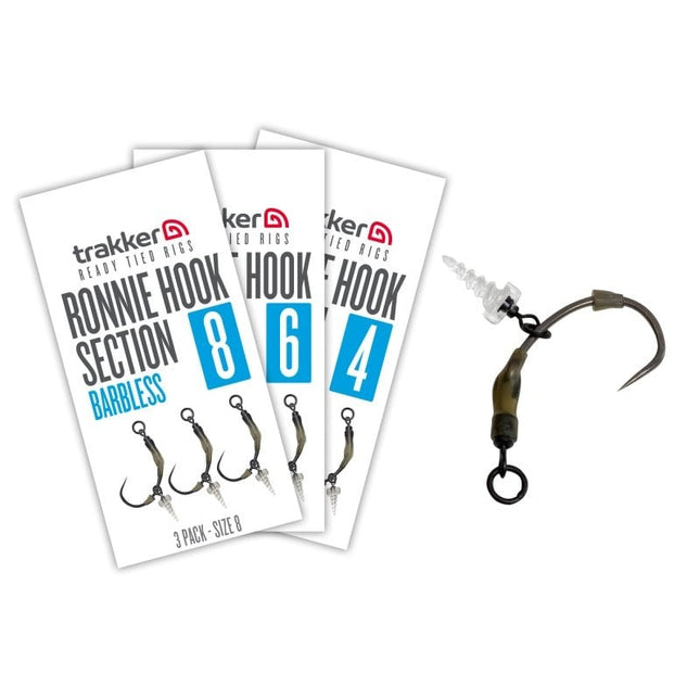 Trakker Ronnie Hook Section x 3 - Barbless