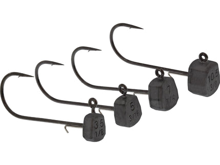 Westin Ned Jig Head #3/0 Black Nickel 2PCS Tungsten