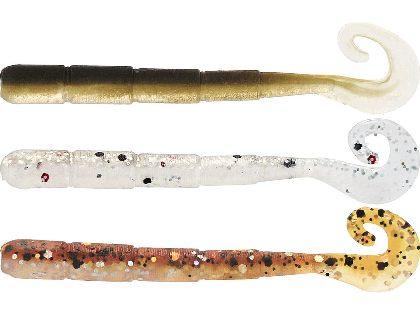Westin Ned Worm Curltail 5 CM / 0.5 G / Floating Mix 6 PCS