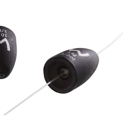 Westin Tungsten Bullet Weights Matte Black
