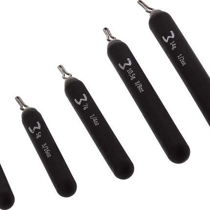 Westin Tungsten Dropshot Weights Matte Black