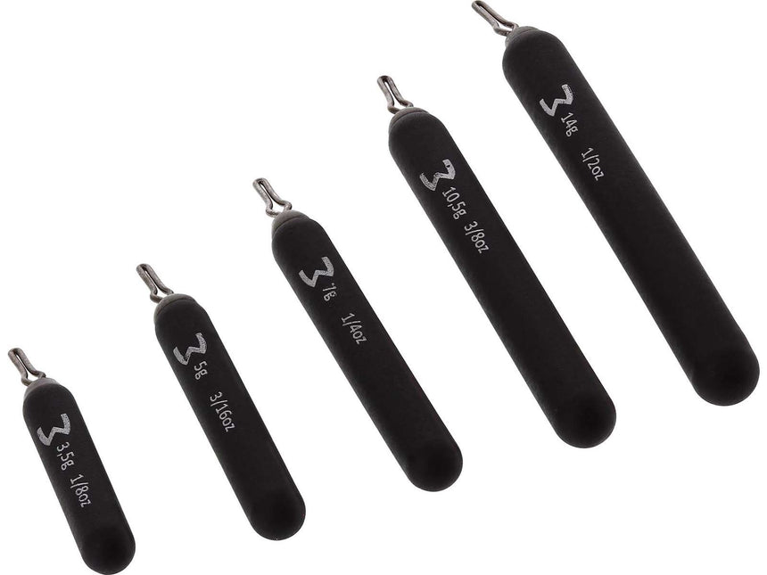 Westin Tungsten Dropshot Weights Matte Black