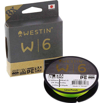Westin W6 8 Braid Lime Punch 135M/150Yds