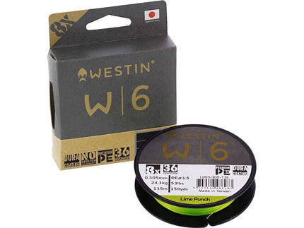 Westin W6 8 Braid Lime Punch 135M/150Yds